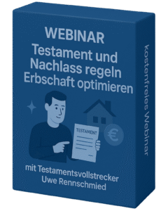 Bild Webinar "Testament und Nachlass"